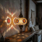 Amber warm amber Turkish mosaic pendant light in styled room — handmade Moroccan pendant light (ENV DYN3049)