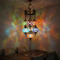 Multicolor multicolor jewel Turkish mosaic chandelier in styled room — handmade Moroccan chandelier (ENV SLT7N3 (01-03-07-16-18-19-34))