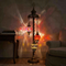 Warm Tones mixed warm Turkish mosaic floor lamp in styled room — handmade Moroccan floor lamp (LMD3N3 (08-56-57))
