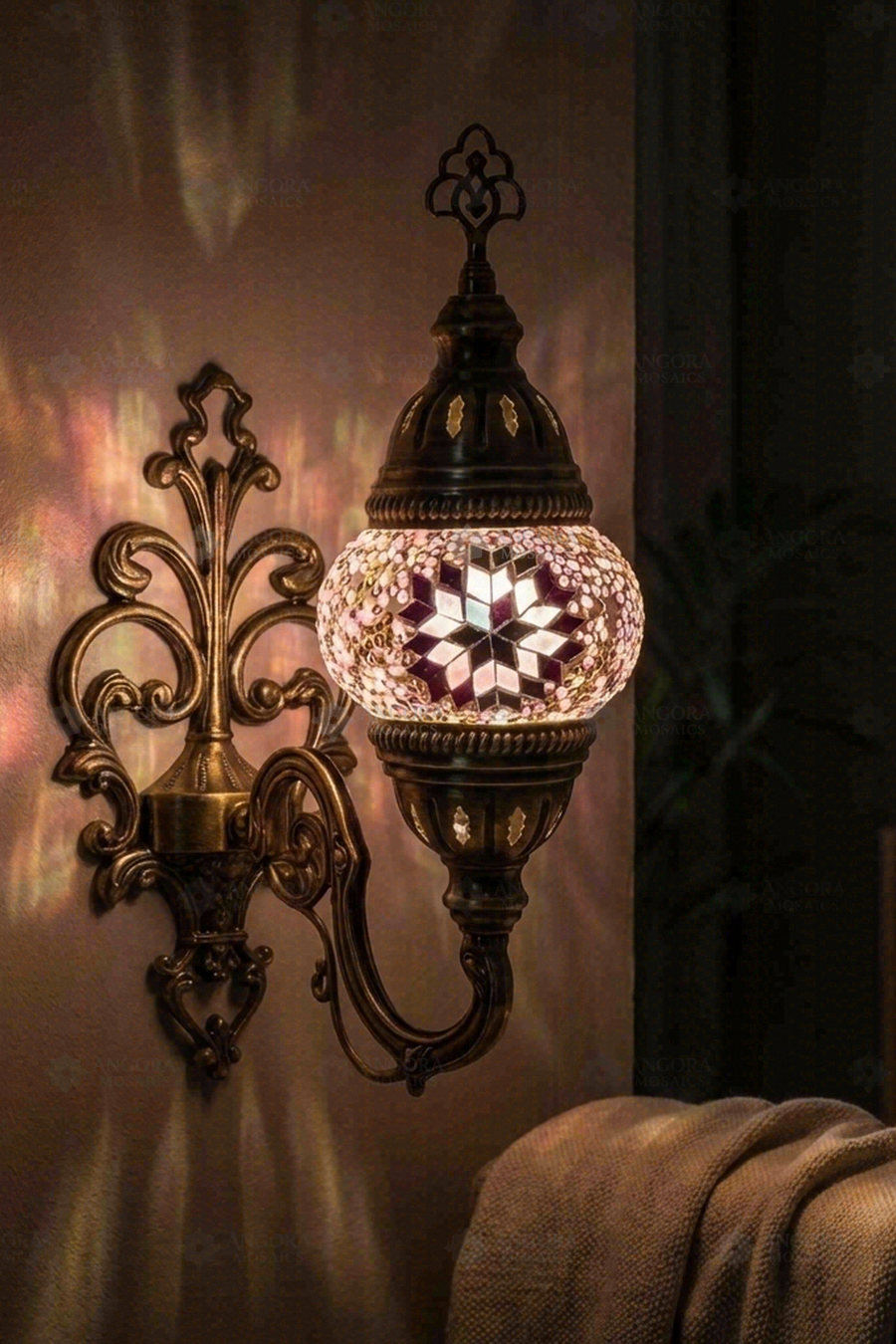 Pink Wall Sconce