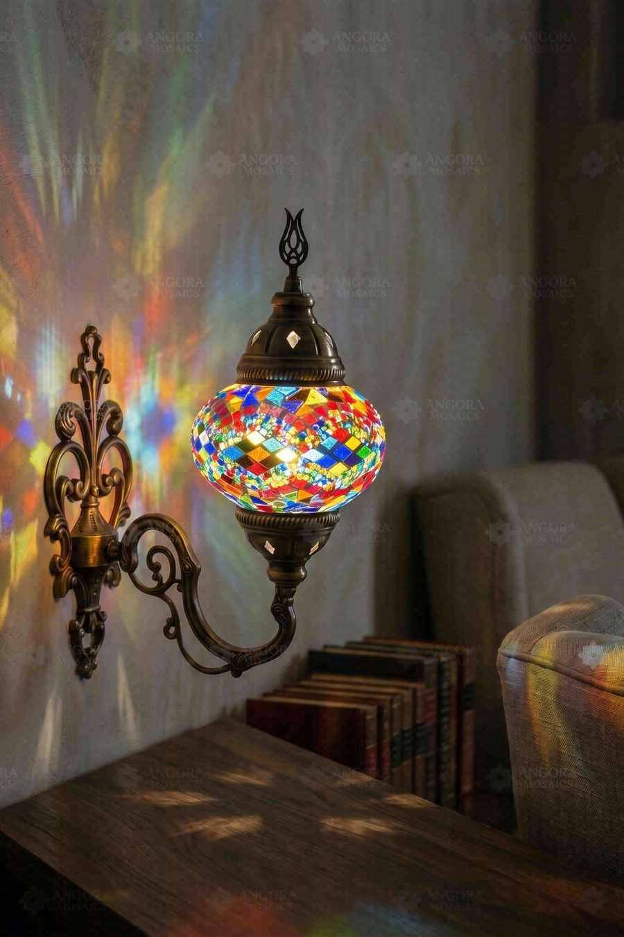 Multicolor Wall Sconce