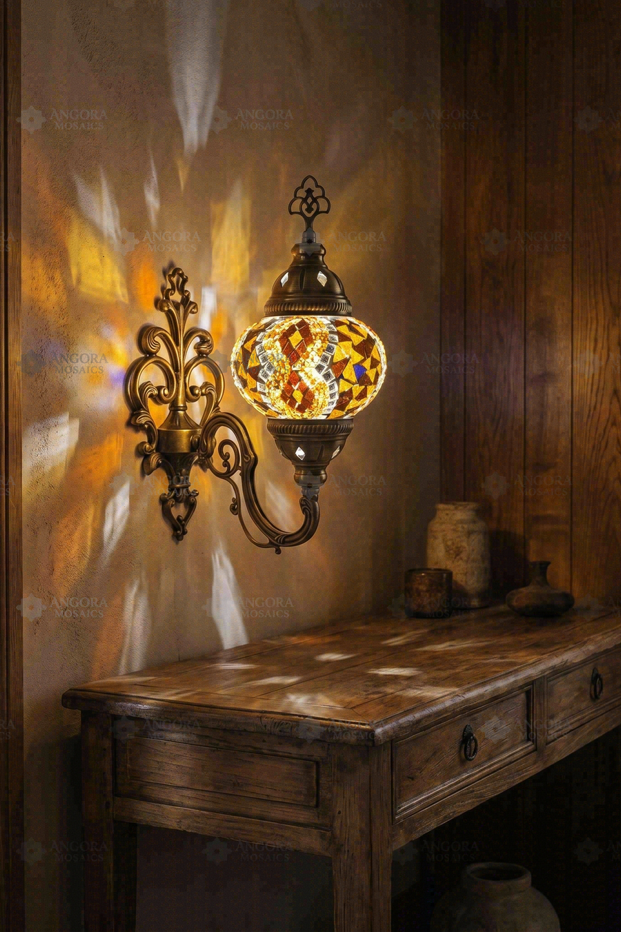 Amber Wall Sconce