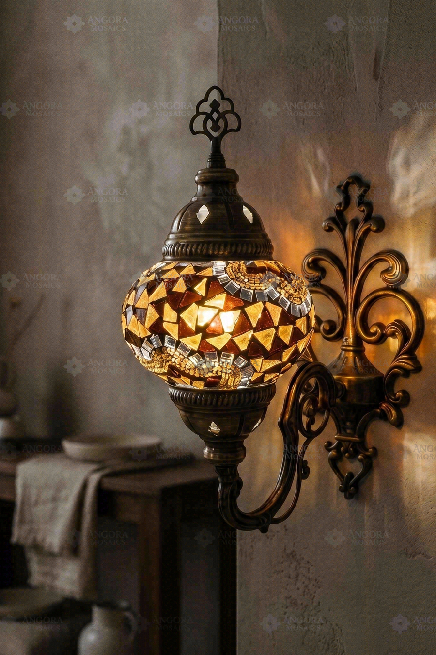 Amber Wall Sconce