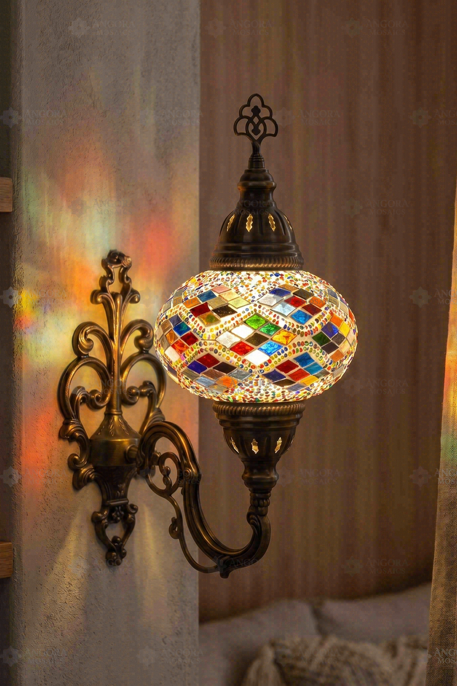 Multicolor Wall Sconce