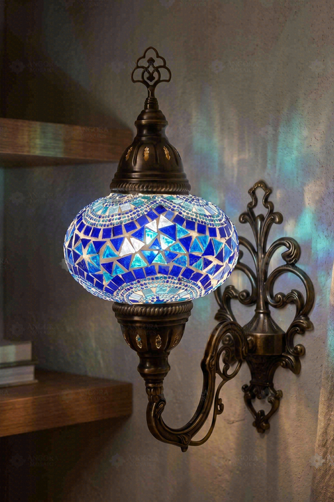 Blue Wall Sconce