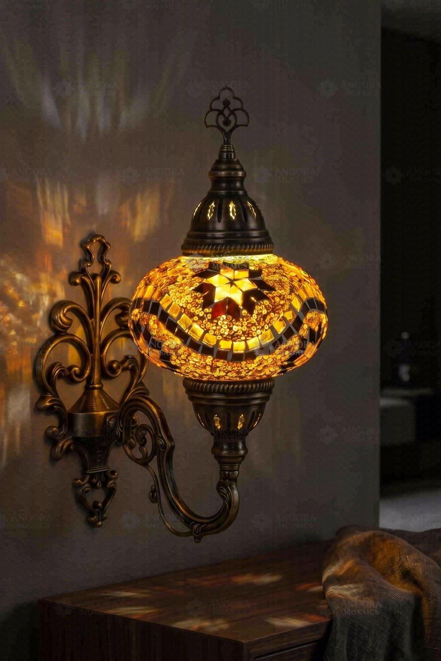 Amber Wall Sconce