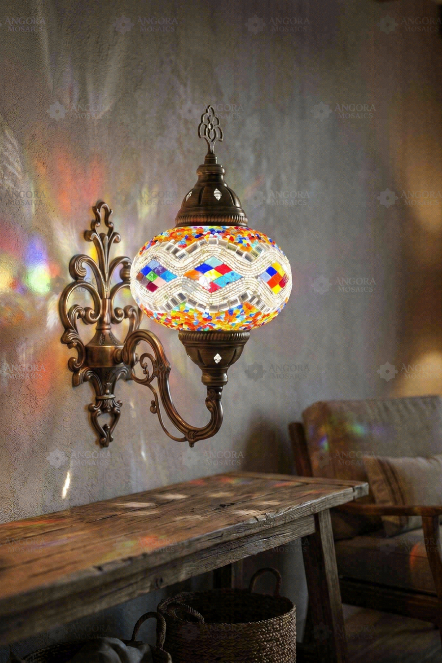 Multicolor Wall Sconce