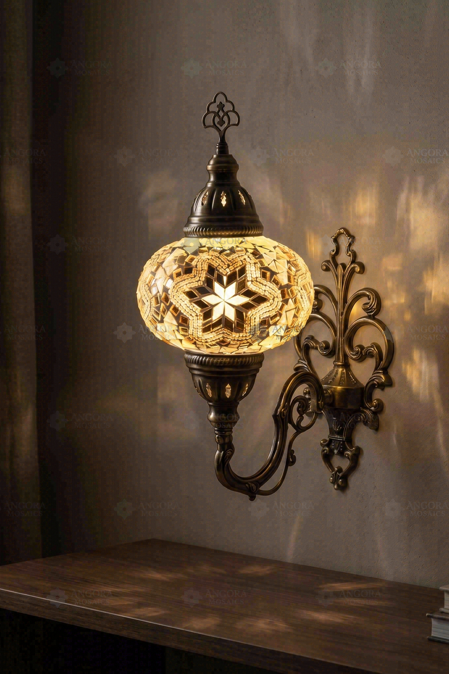 Clear Star Wall Sconce