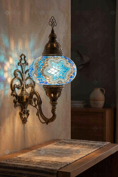 Blue Wall Sconce