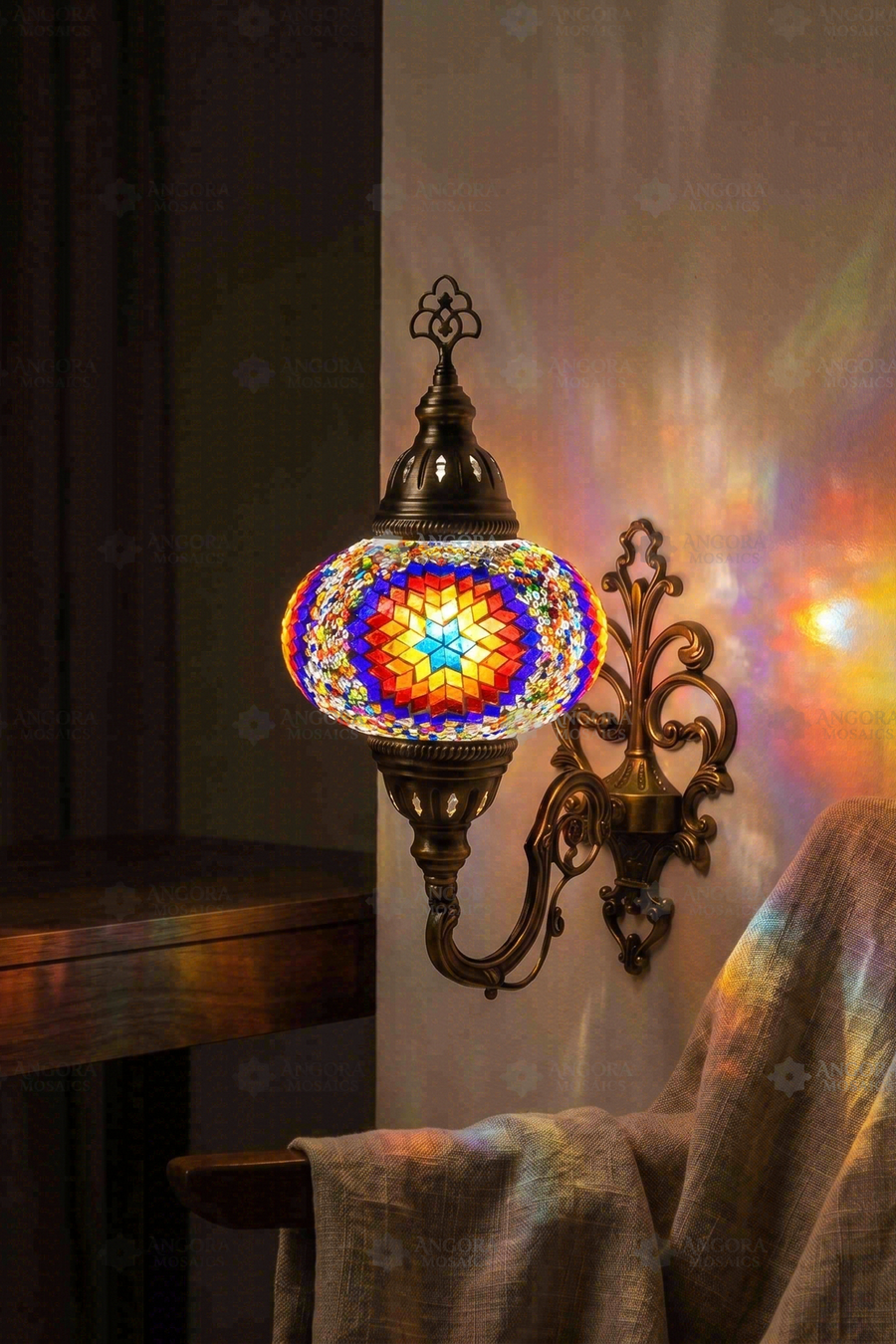 Multicolor Wall Sconce