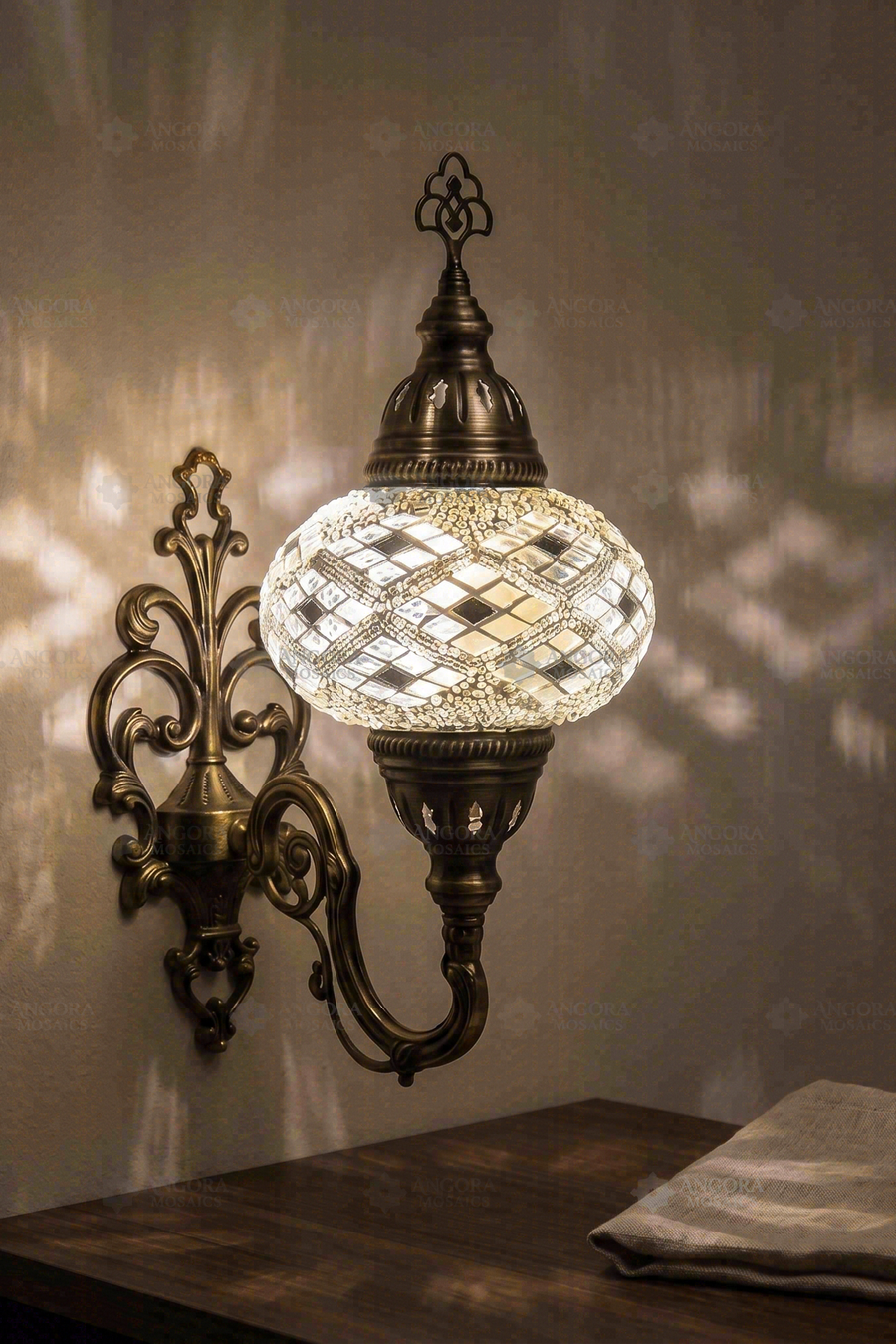 White Wall Sconce