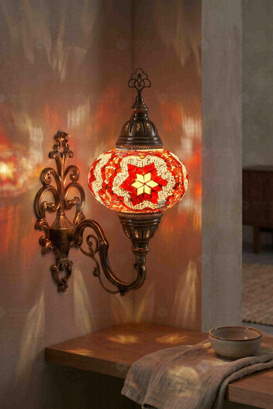 Red Star Wall Sconce