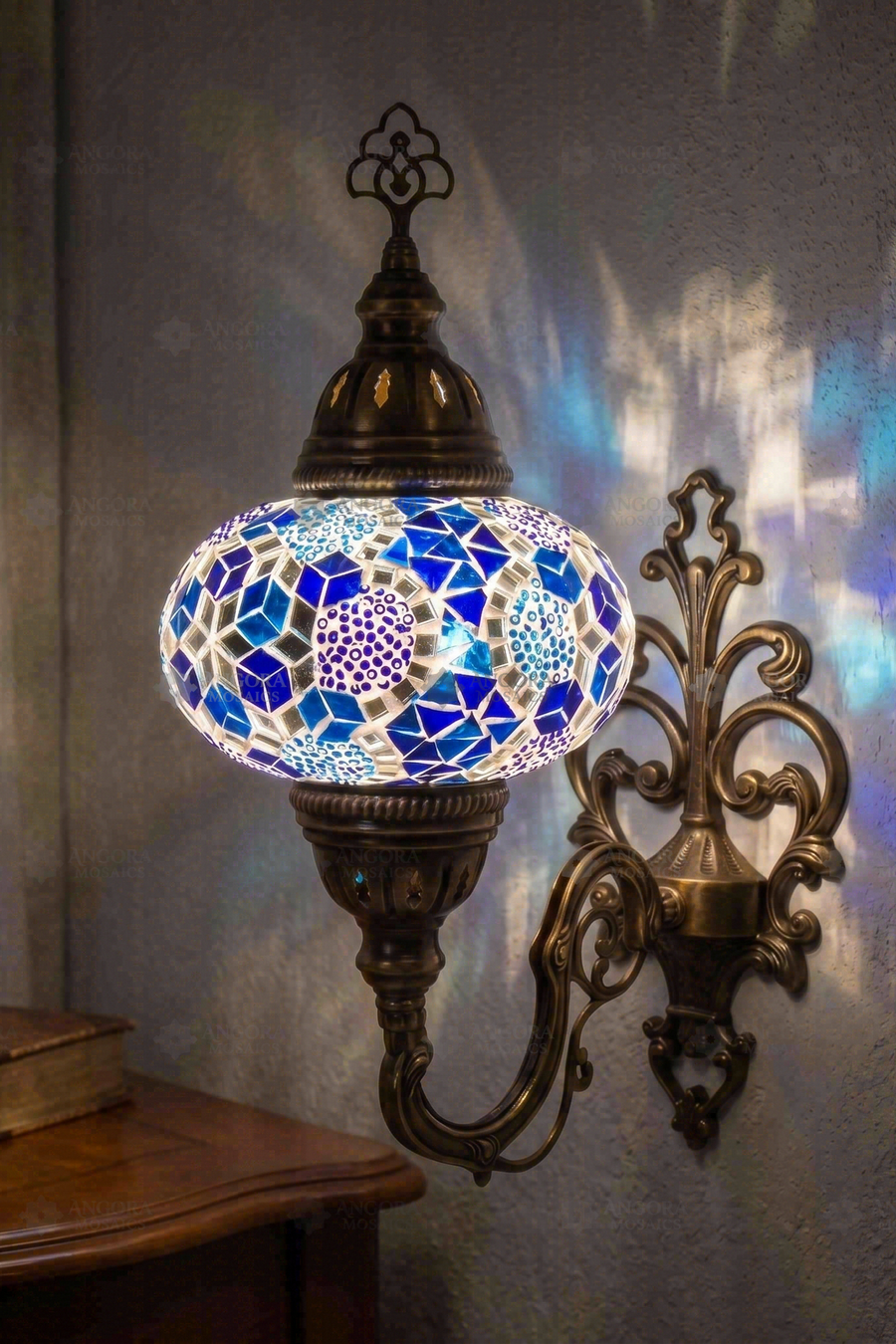 Blue Wall Sconce