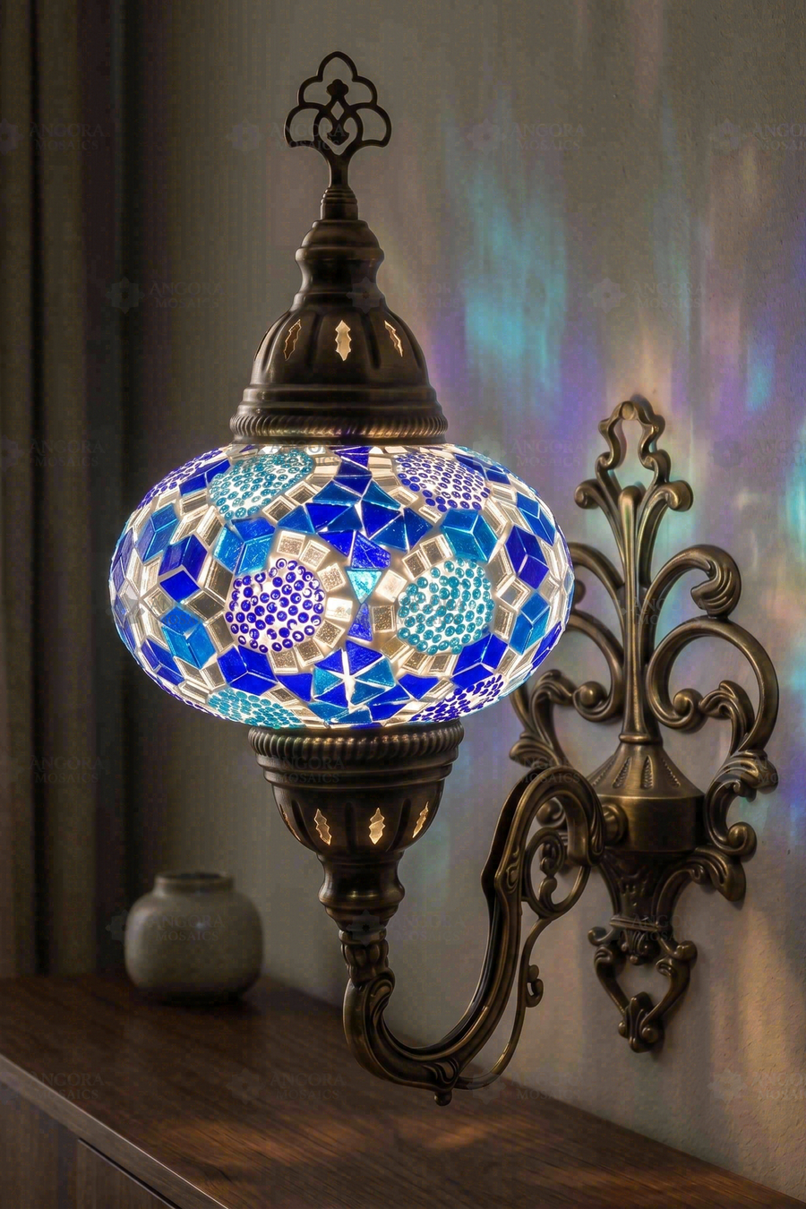 Blue Wall Sconce