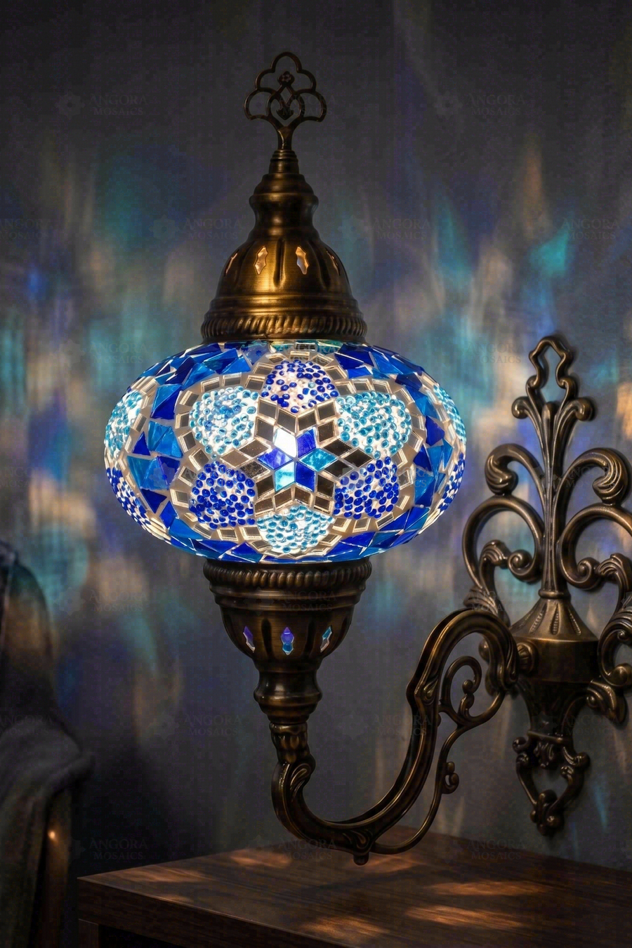 Blue Wall Sconce