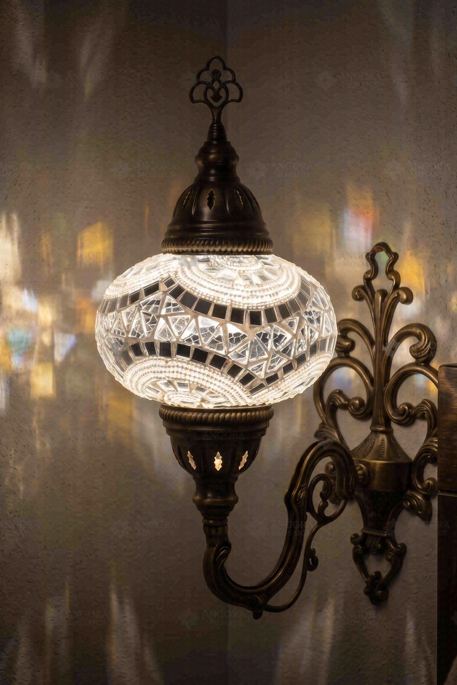 White Wall Sconce