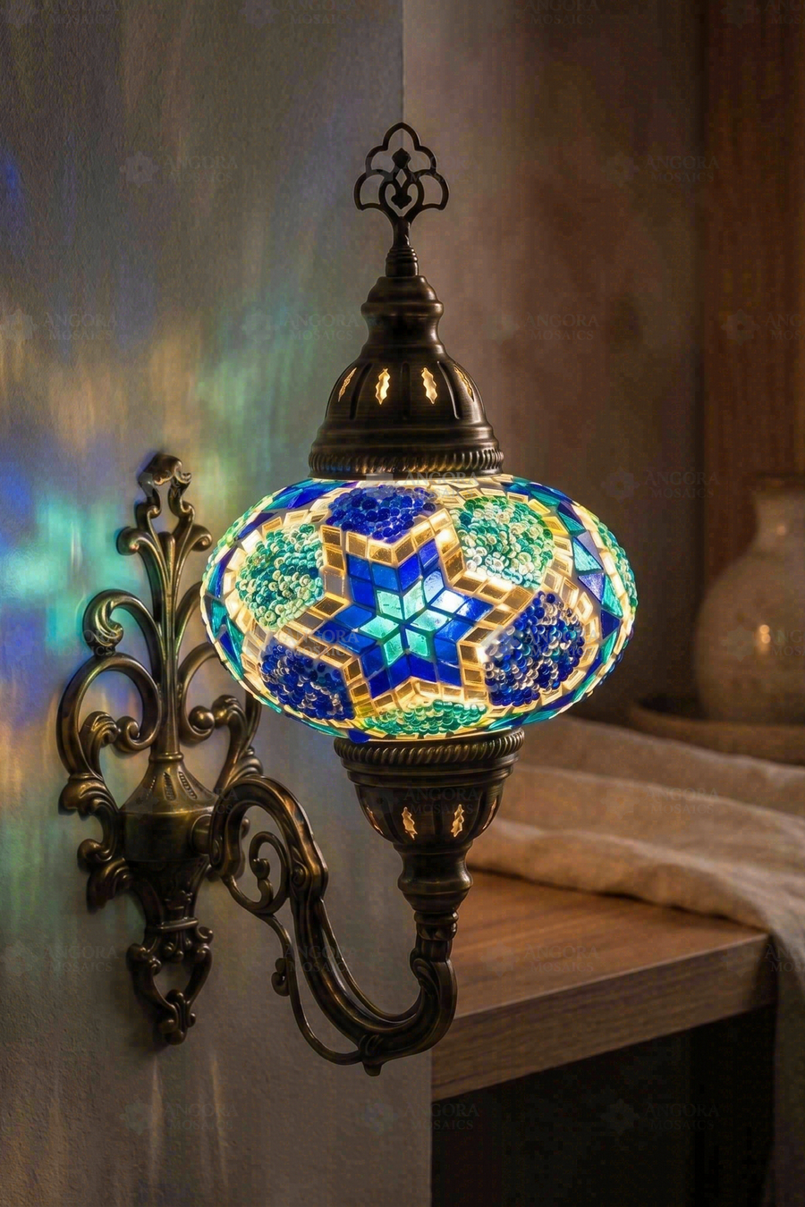 Blue Star Wall Sconce