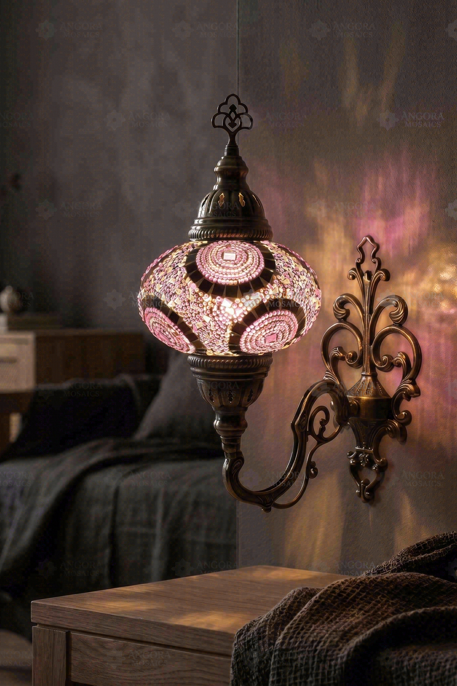 Purple Wall Sconce