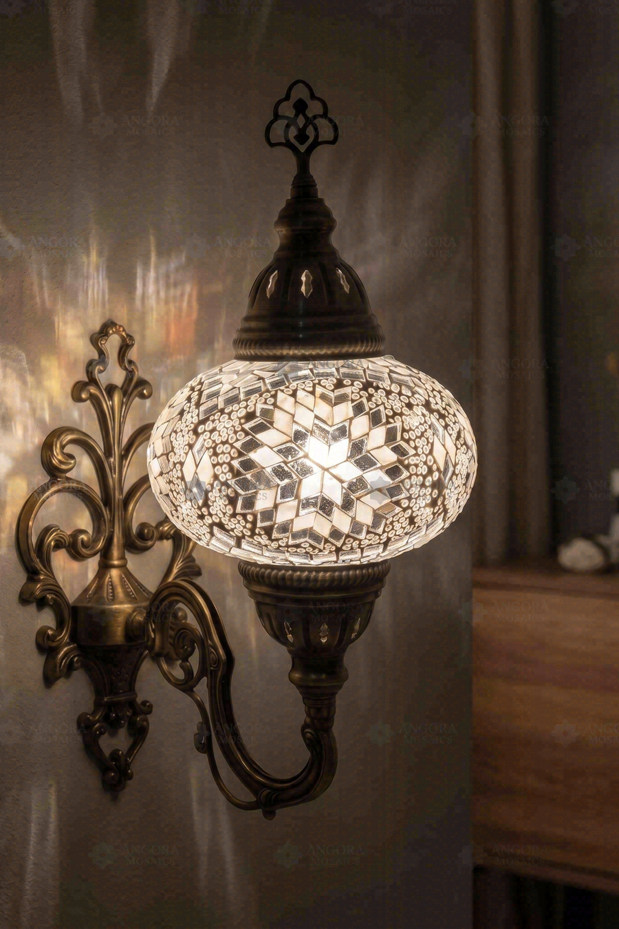 White Wall Sconce
