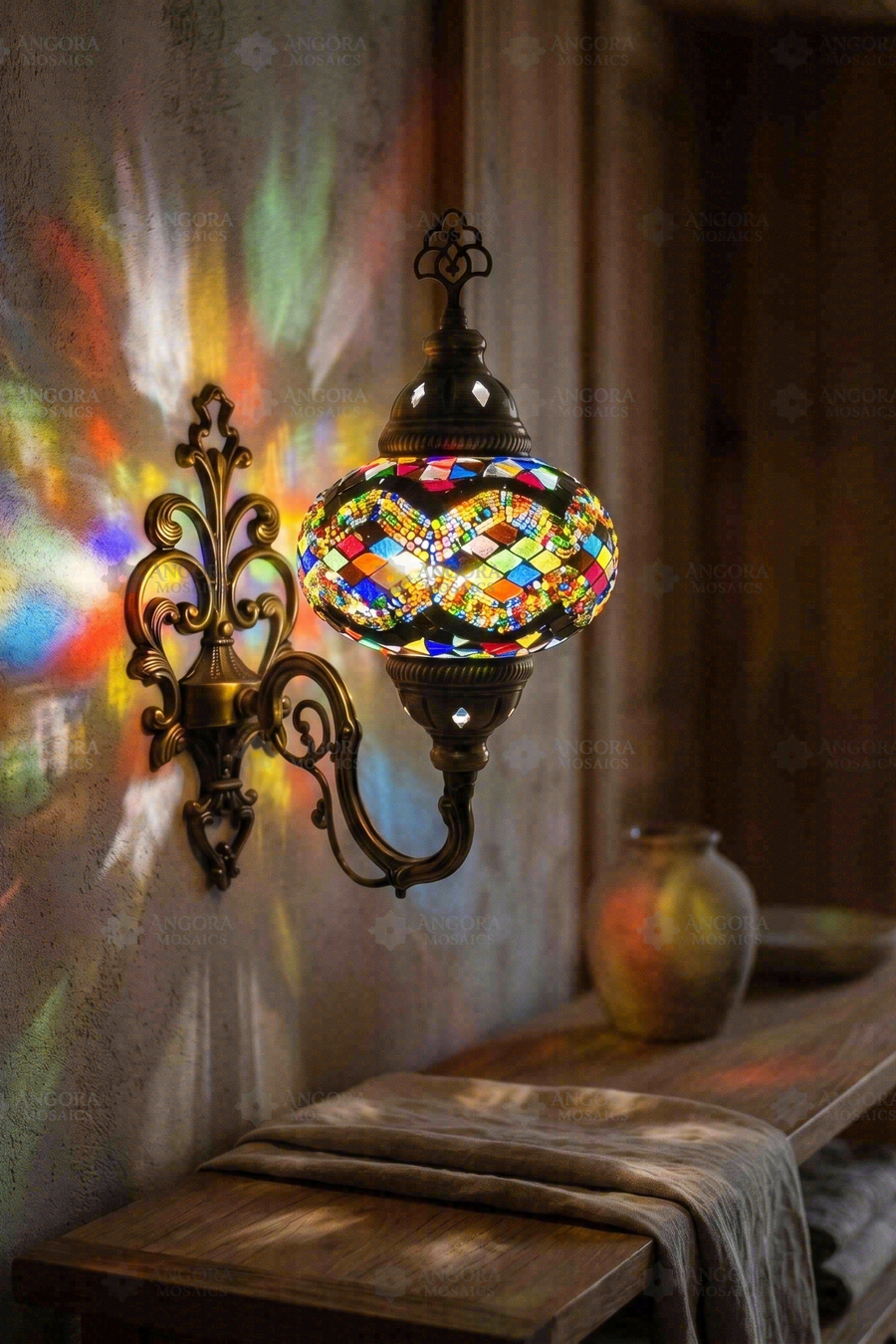 Multicolor Wall Sconce