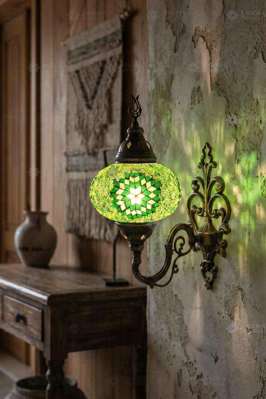 Green Wall Sconce