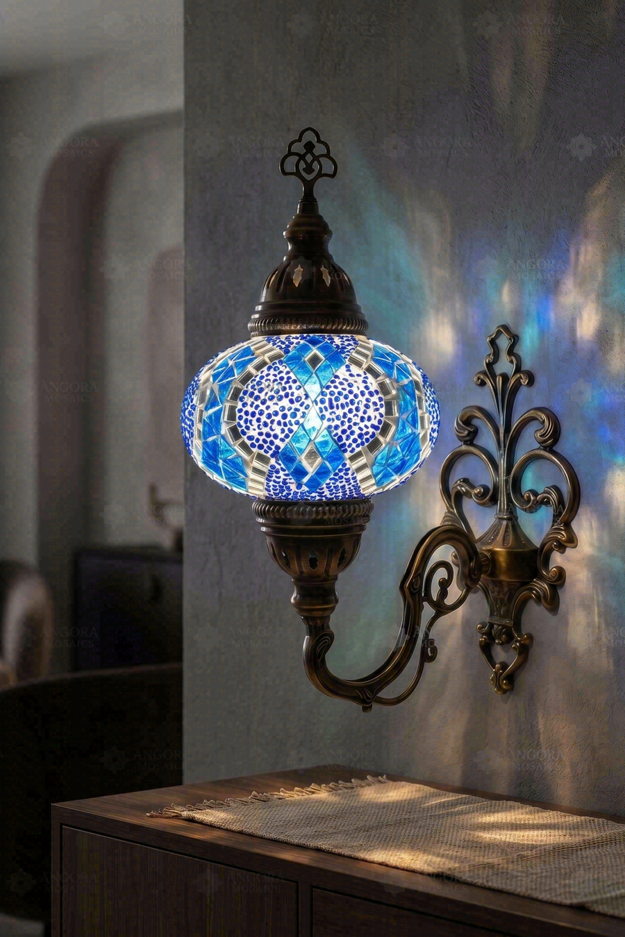 Blue Wall Sconce