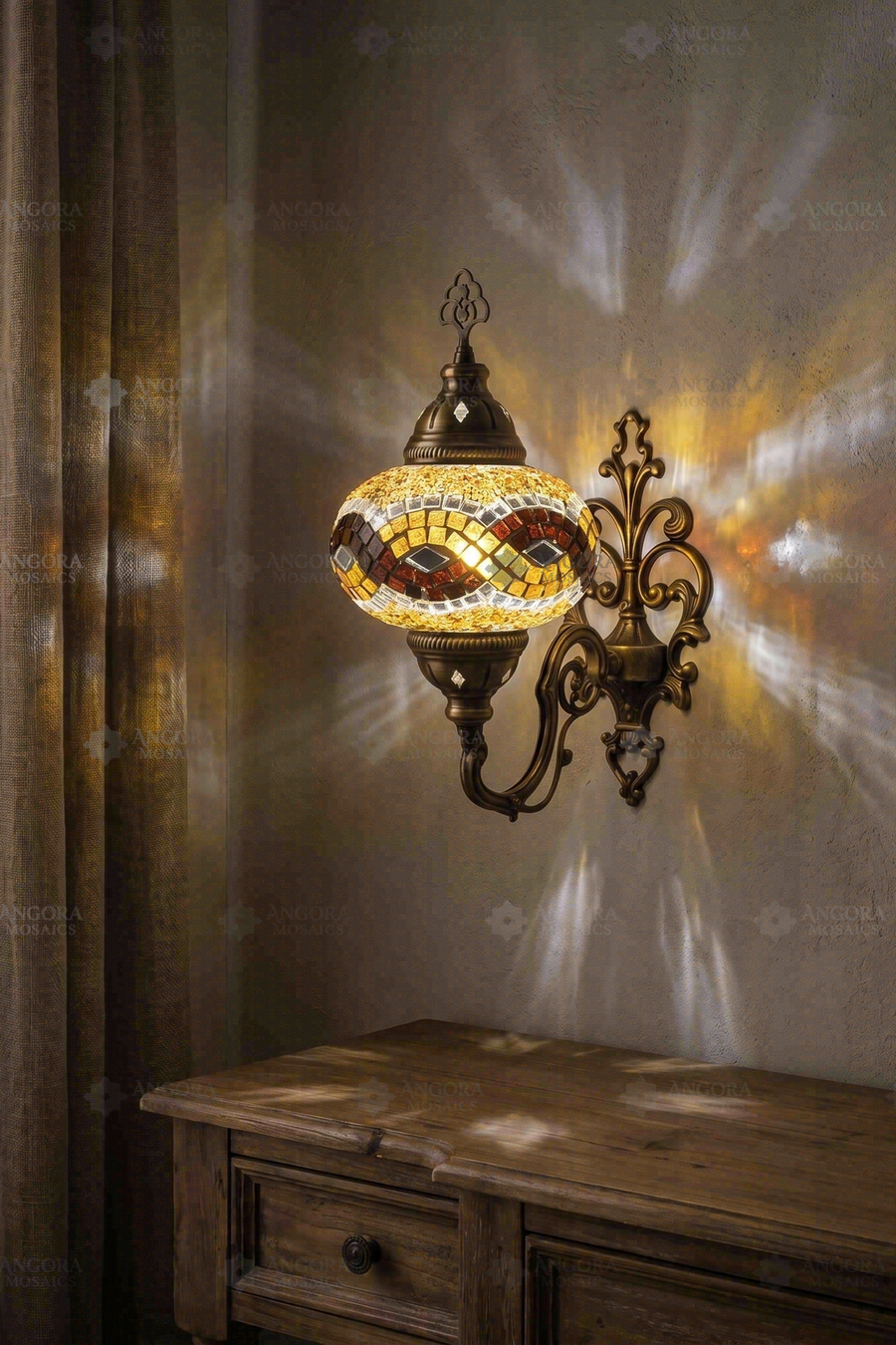 Amber Wall Sconce