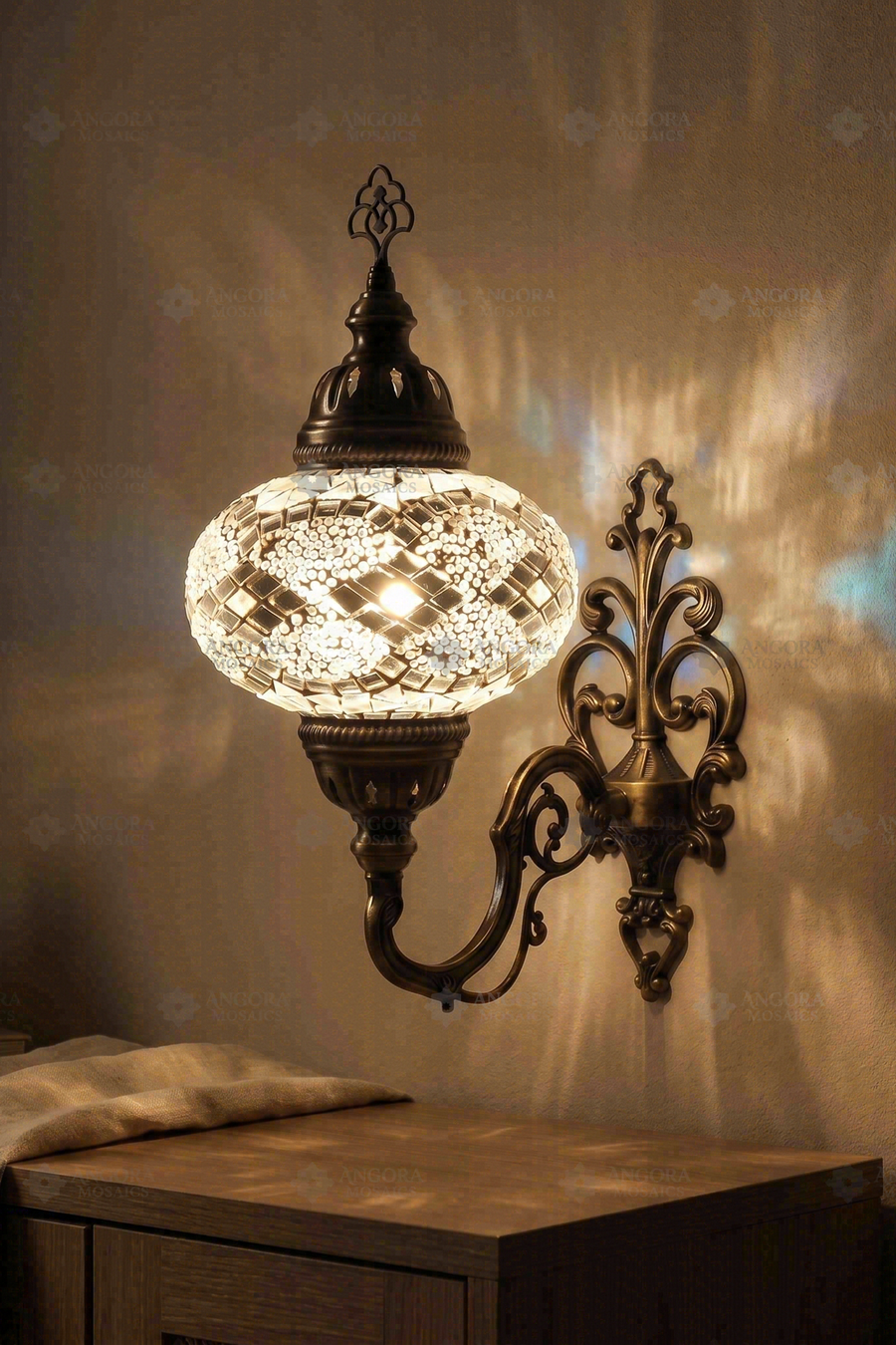 White Wall Sconce