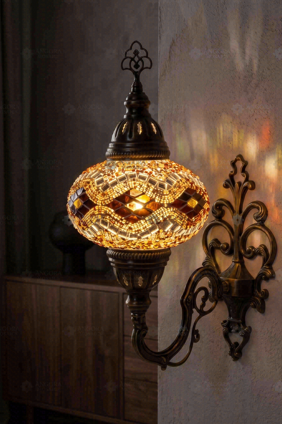 Amber Wall Sconce