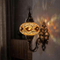 Amber warm amber Turkish mosaic wall sconce in styled room — handmade Moroccan wall sconce (ENV APN3097)