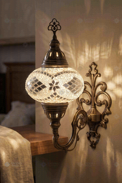 Clear Mirrored Wall Sconce