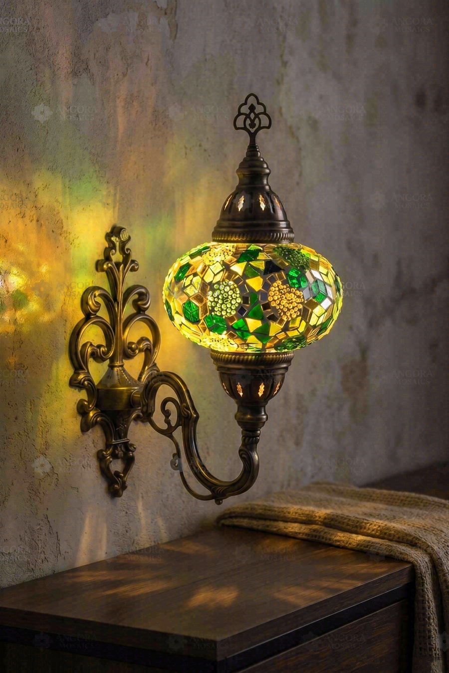 Green Wall Sconce