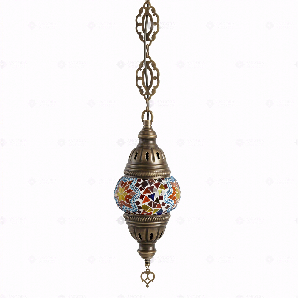Multicolor Pendant Lamp, on a white background