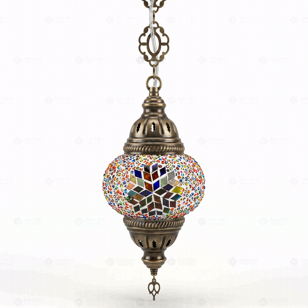 Multicolor Pendant Lamp, on a white background