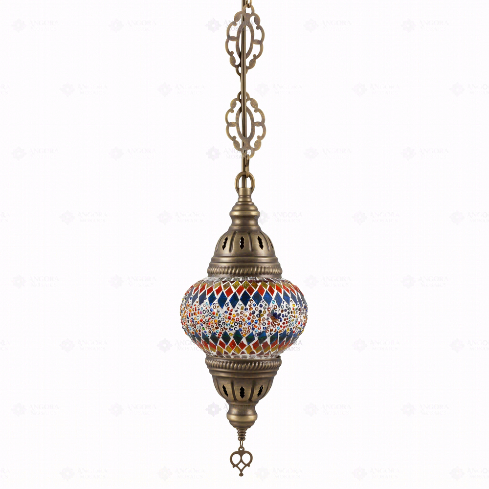 Multicolor Pendant Lamp, on a white background