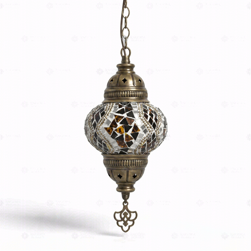 Clear Pendant Lamp, on a white background