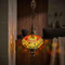 Multicolor multicolor jewel Turkish mosaic pendant light in styled room — handmade Moroccan pendant light (ENV DYN3004)