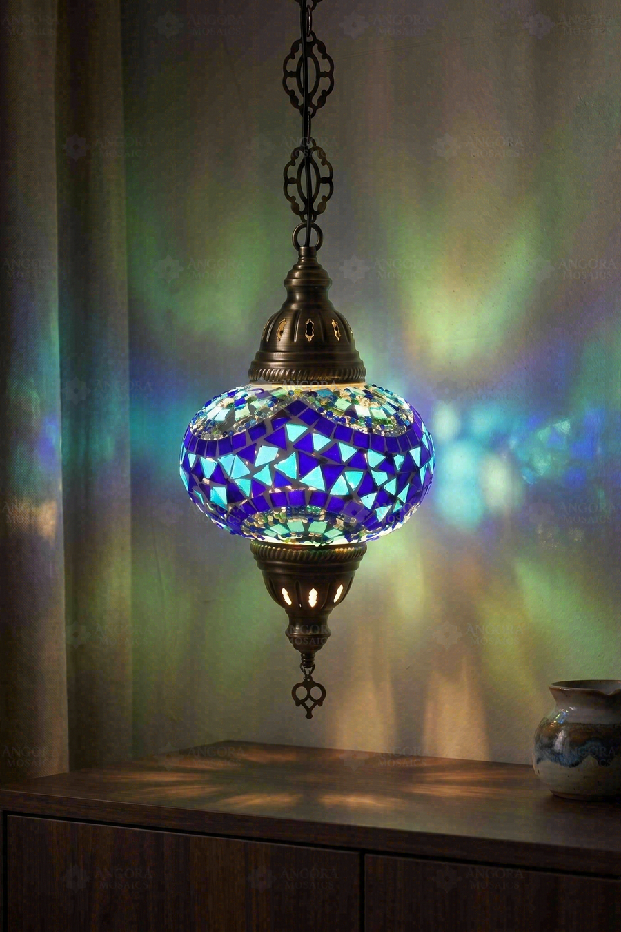 Blue Pendant Lamp