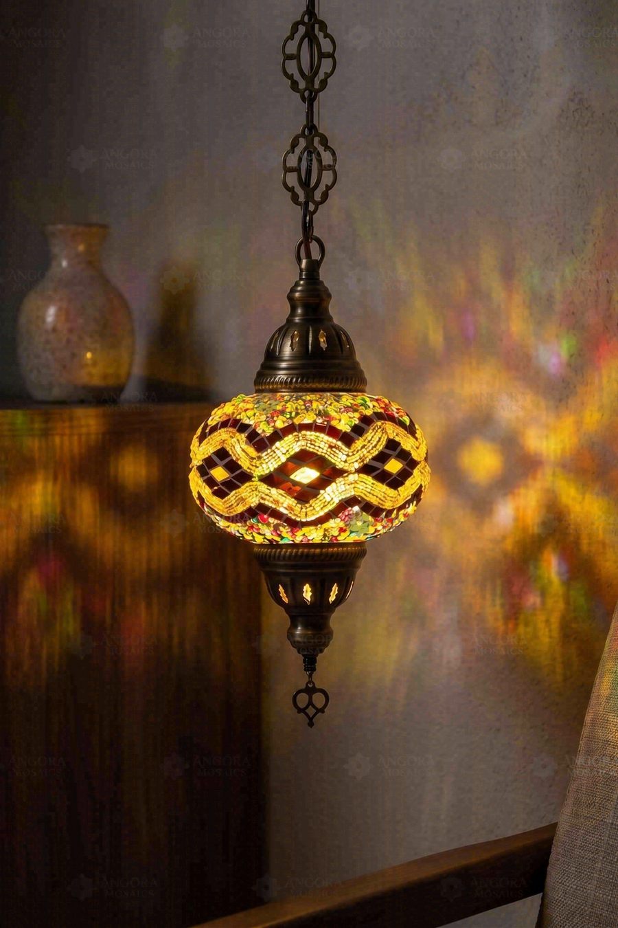Amber Pendant Lamp