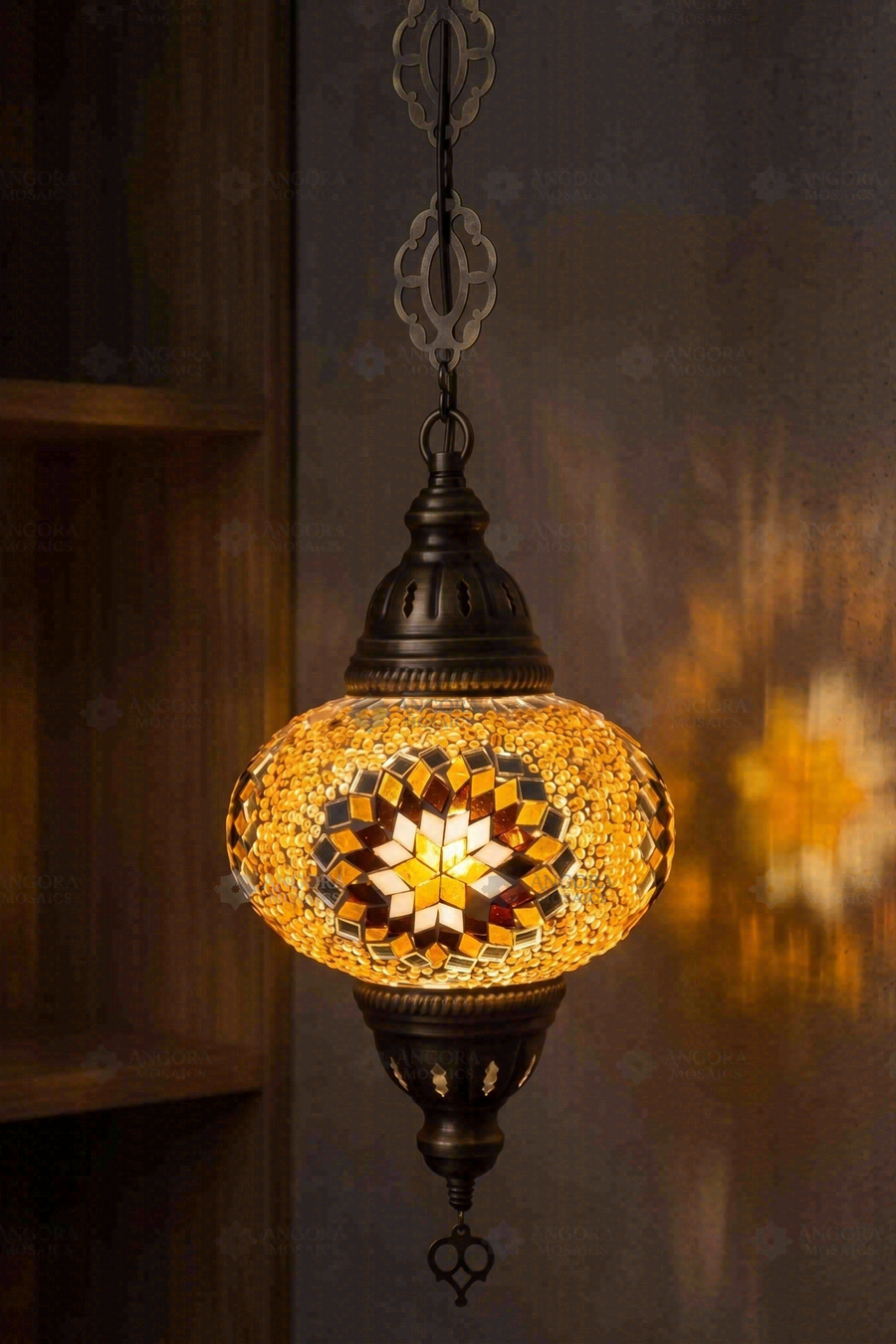 Amber Pendant Lamp