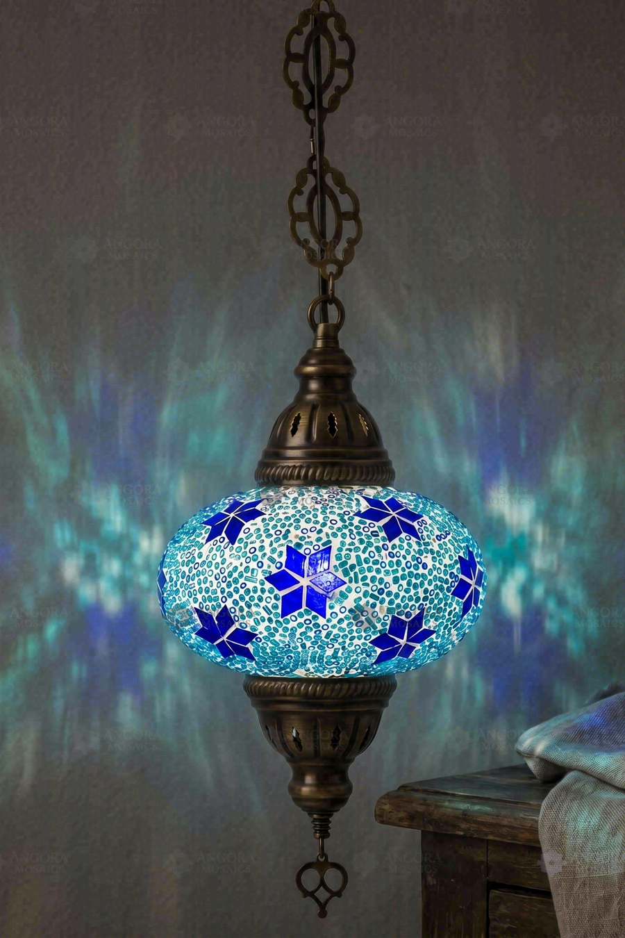 Blue Star Pendant Lamp