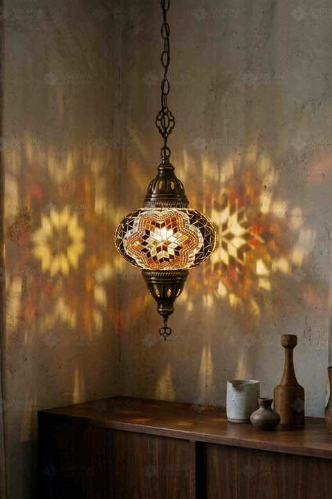 Amber Pendant Lamp