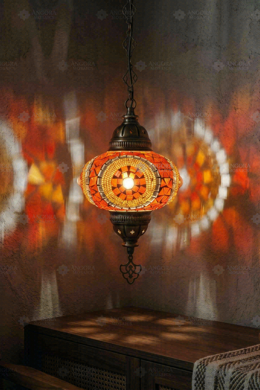 Amber Pendant Lamp