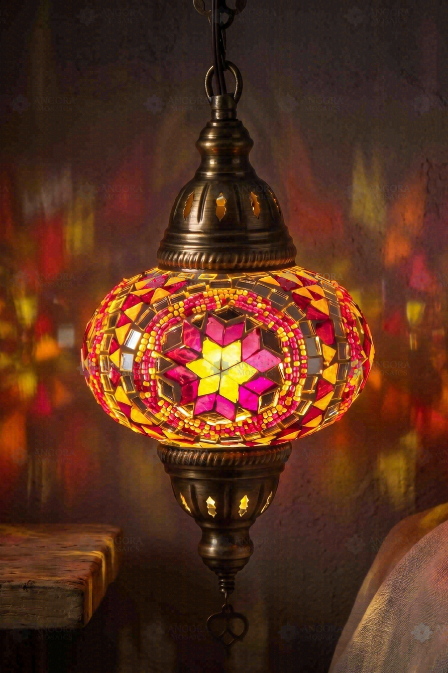 Amber Pendant Lamp