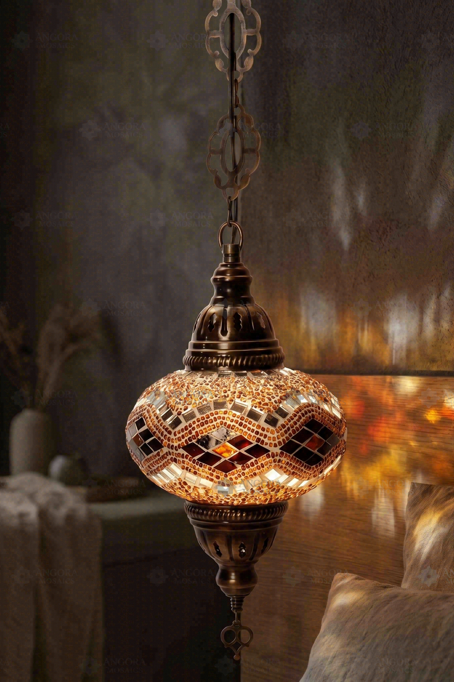 Amber Pendant Lamp
