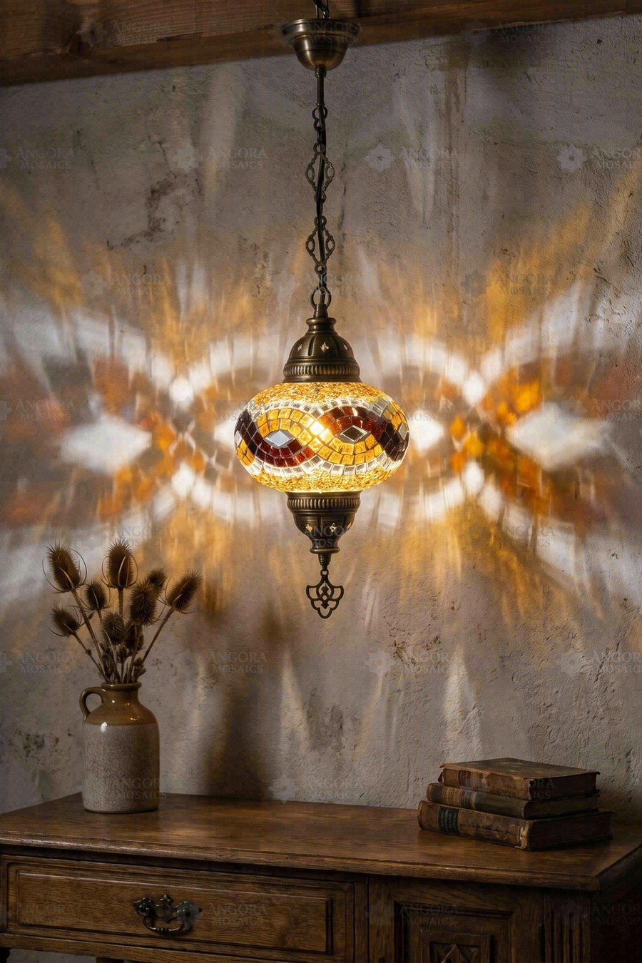 Amber Pendant Lamp