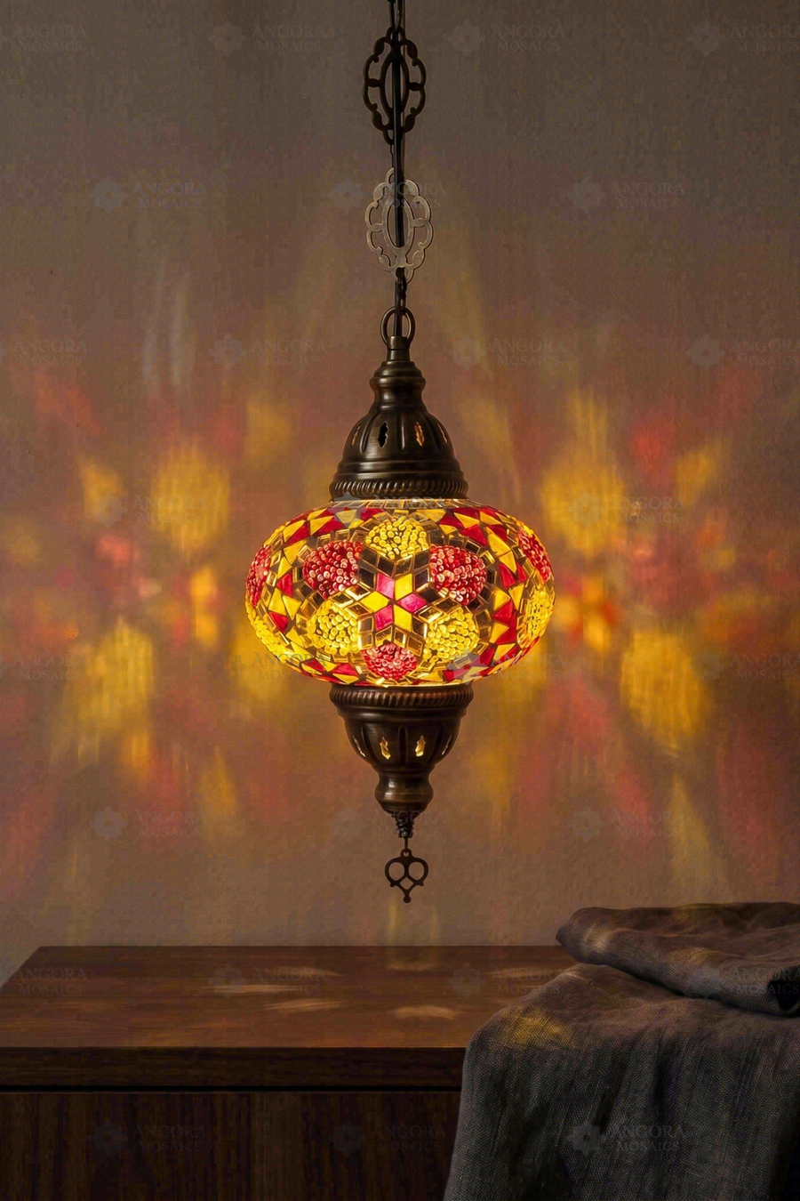 Amber Pendant Lamp