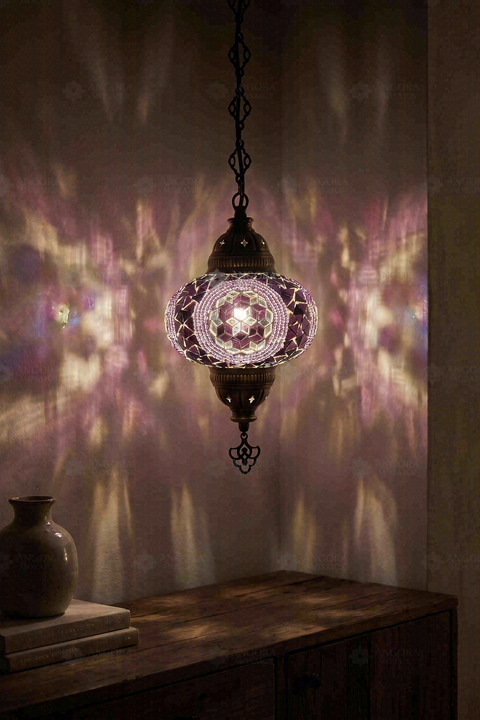 Purple Pendant Lamp