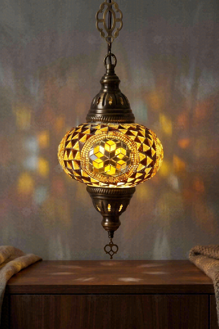 Amber Pendant Lamp