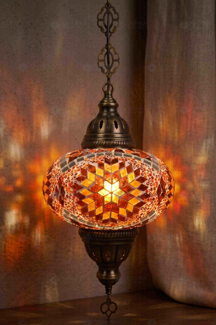 Amber Pendant Lamp